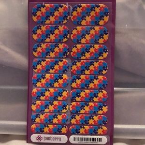 NEW Autism Awareness Jamberry Nail Wraps-1 sheet
